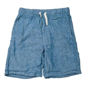 H&M Denim Blue Kids Chambray Shorts with Drawstring
